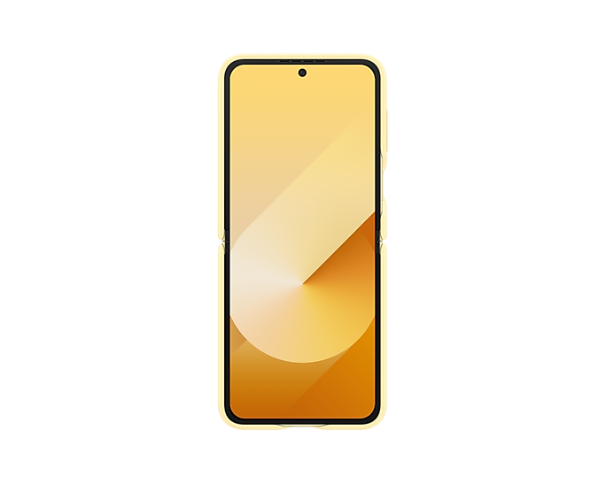 Samsung Galaxy Z Flip6 Leather Case | Yellow Samsung Galaxy Z Flip6 Leather Case | Yellow